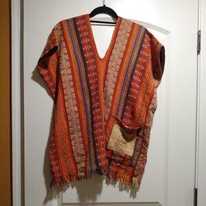 Brightly Colored Poncho